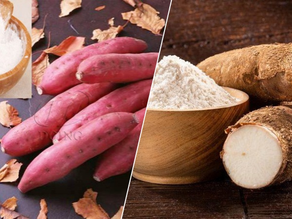 紅薯和木薯淀粉加工設(shè)備可以共用嗎？設(shè)備配置有什么區(qū)別？