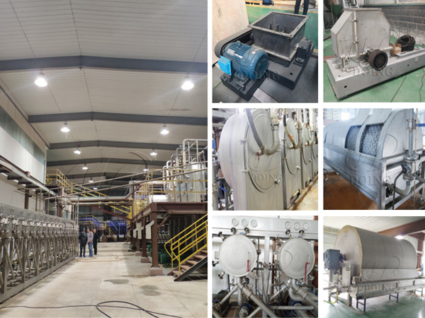 在紅薯淀粉生產(chǎn)線中，怎么提取紅薯淀粉？